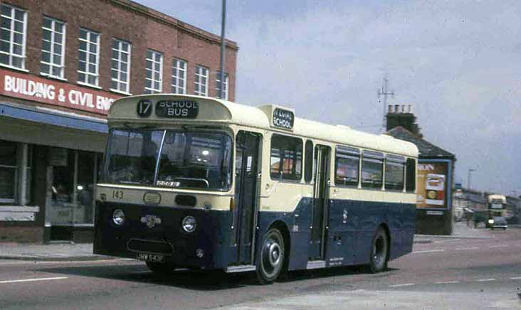 Swindon Corporation Leyland Leopard PSU4 Seddon 143